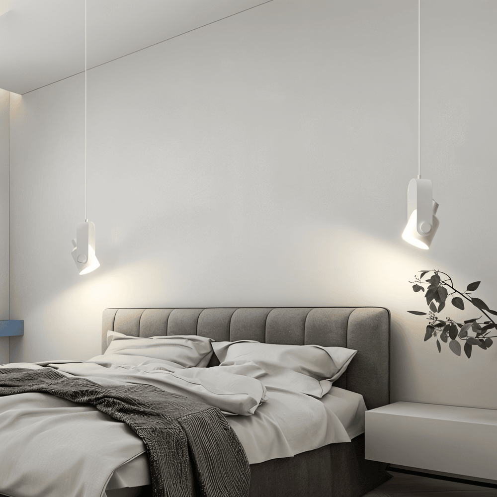 NordBeam – Sospensione in Metallo Regolabile con Dettagli in Legno