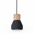 MixTint – Lampadario in Cemento con Bellissimi Inserti in Legno