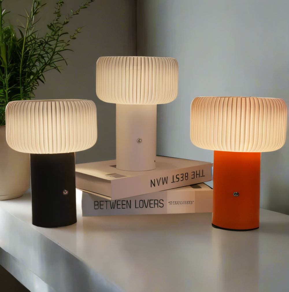 Mush – Lampada a fungo elegante con luce LED a cambiamento di colore