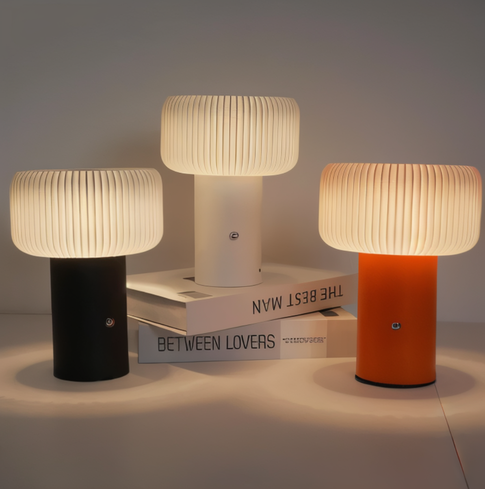Mush – Lampada a fungo elegante con luce LED a cambiamento di colore