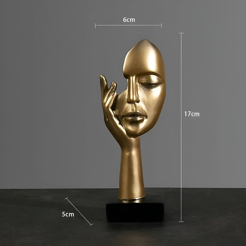 ThinkForm Scultura – Figura Decorativa Astratta Moderna in Resina