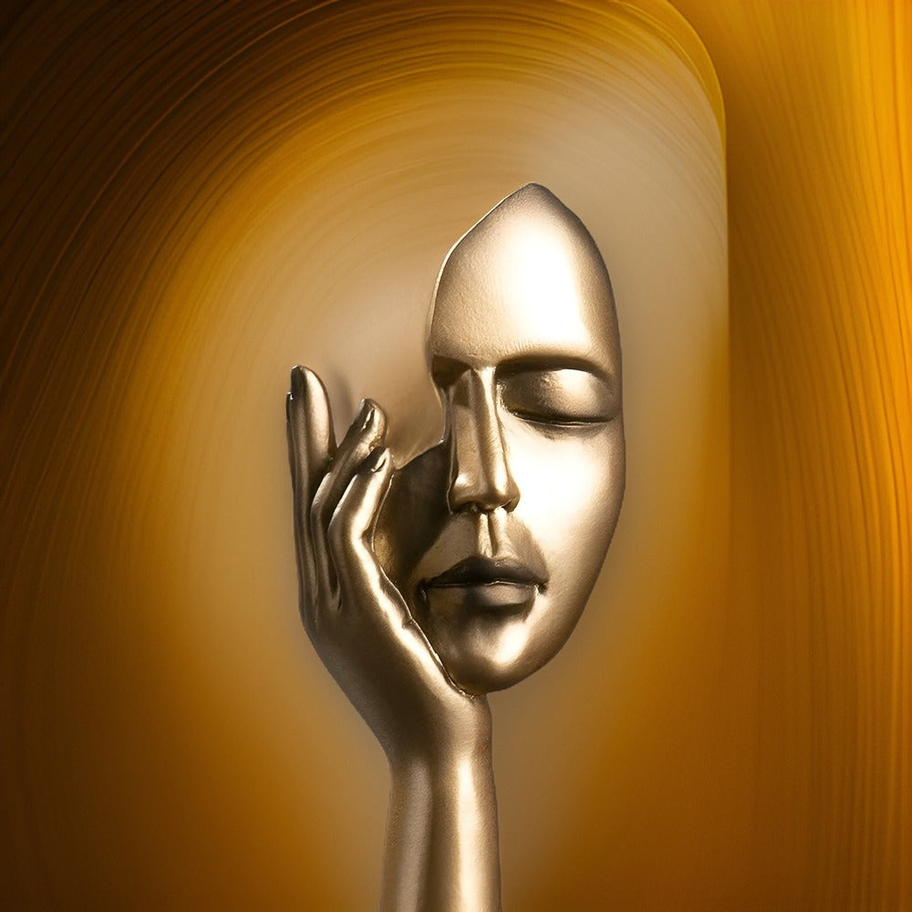ThinkForm Scultura – Figura Decorativa Astratta Moderna in Resina