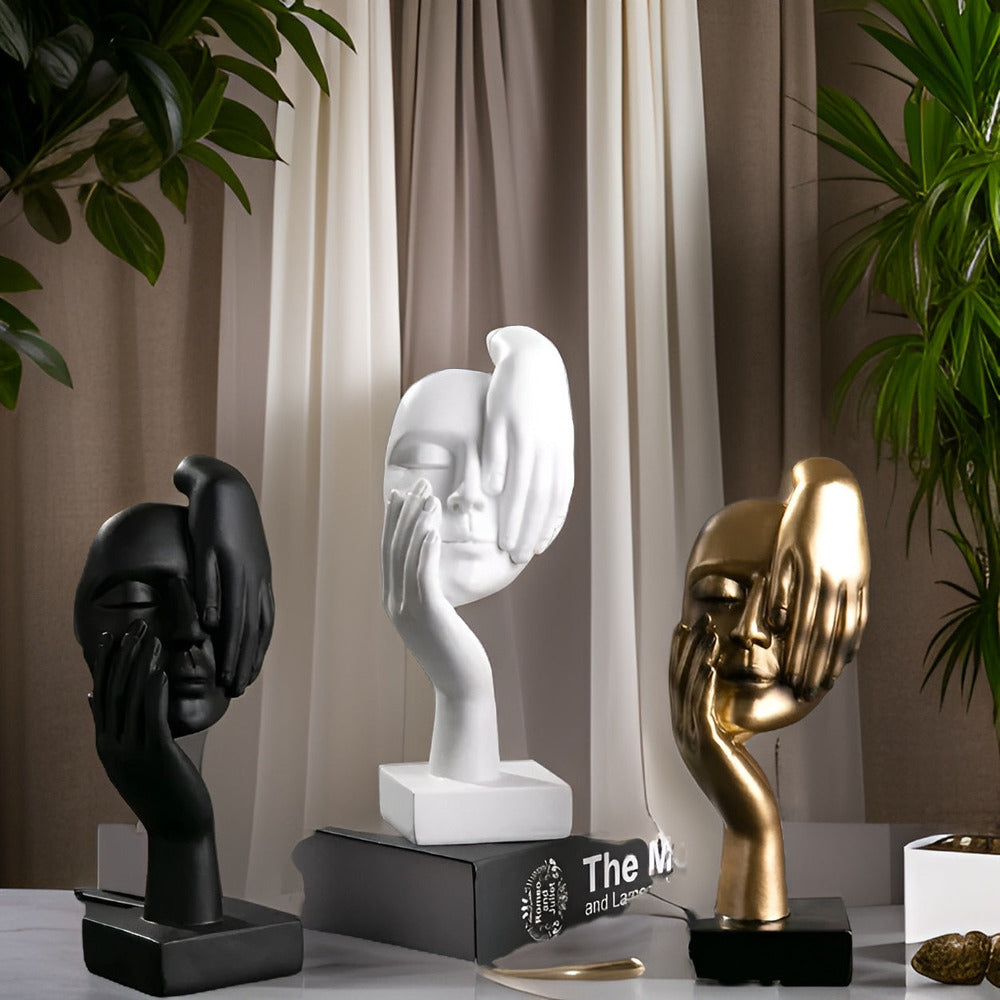 ThinkForm Scultura – Figura Decorativa Astratta Moderna in Resina