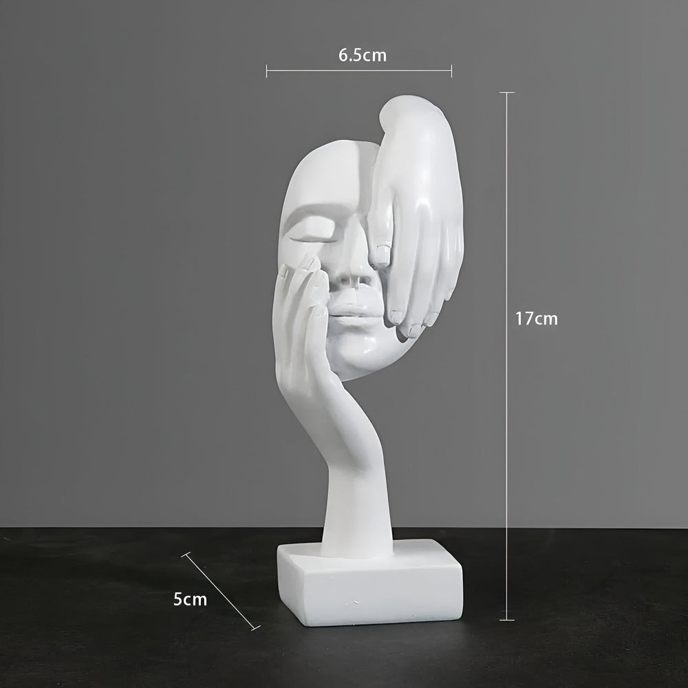 ThinkForm Scultura – Figura Decorativa Astratta Moderna in Resina