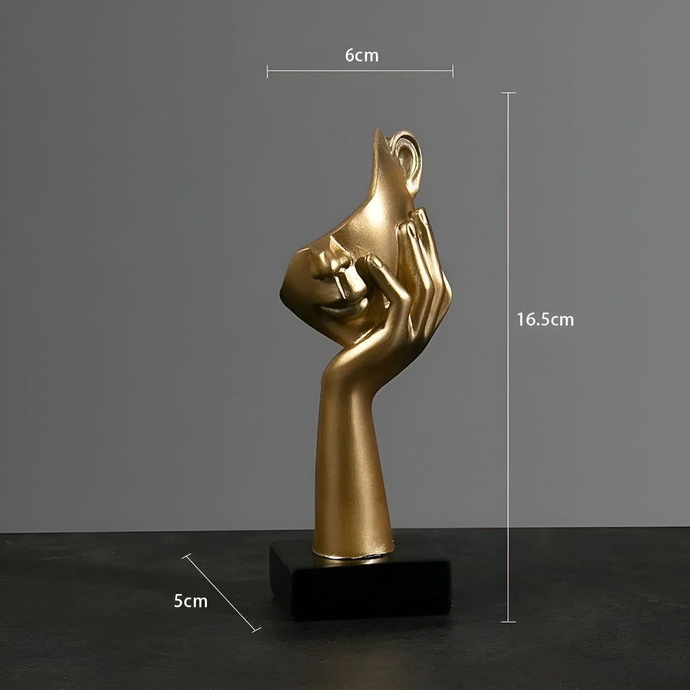 ThinkForm Scultura – Figura Decorativa Astratta Moderna in Resina