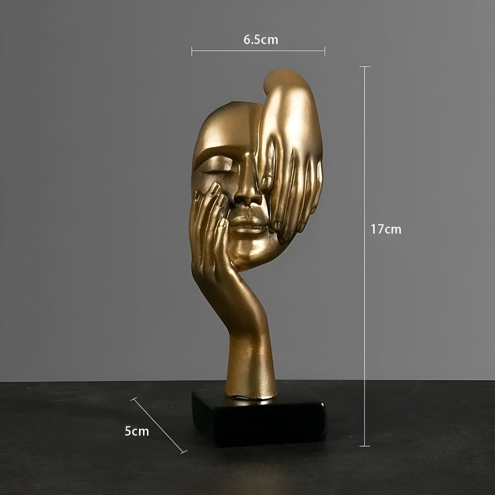 ThinkForm Scultura – Figura Decorativa Astratta Moderna in Resina