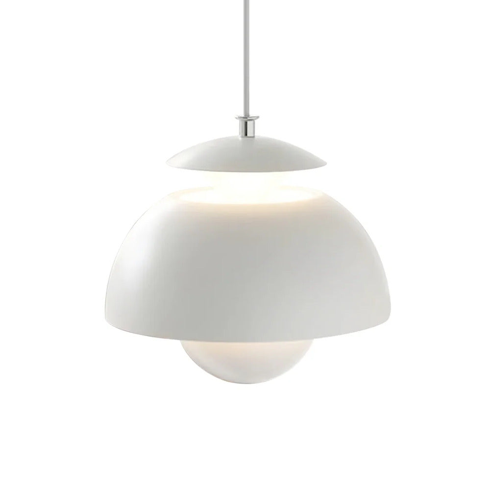 Floréal – Lampada a sospensione in metallo nordico a forma di fiore in design retrò