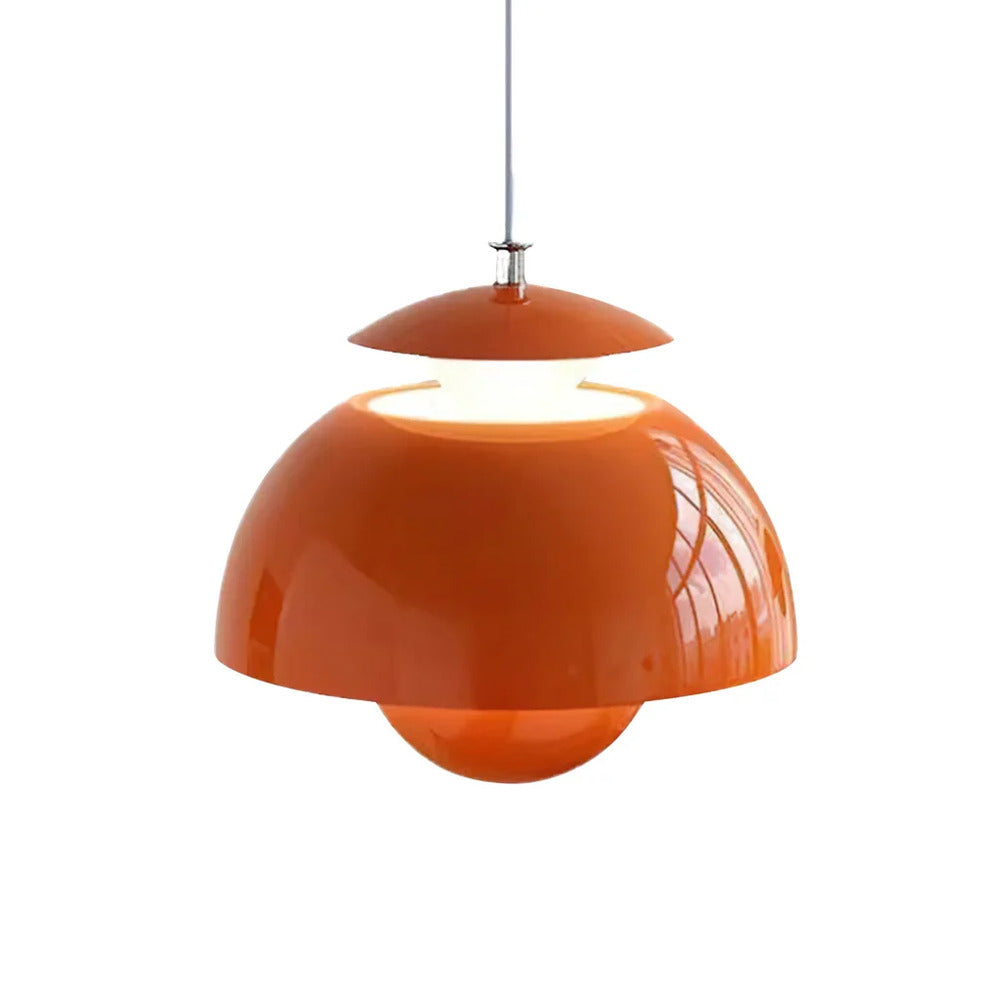 Floréal – Lampada a sospensione in metallo nordico a forma di fiore in design retrò