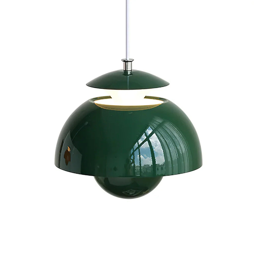 Floréal – Lampada a sospensione in metallo nordico a forma di fiore in design retrò