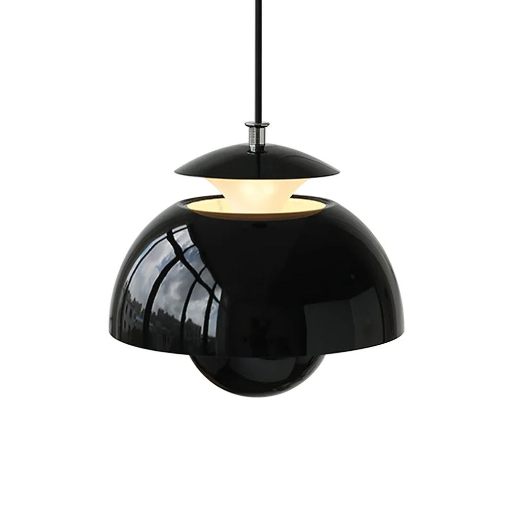 Floréal – Lampada a sospensione in metallo nordico a forma di fiore in design retrò