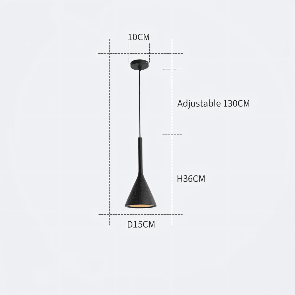 NordCone – Lampada a sospensione con design nordico moderno