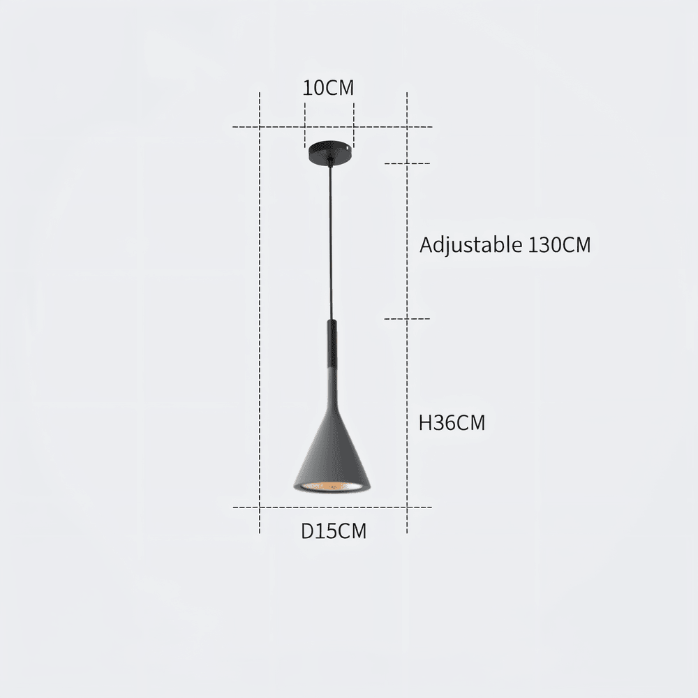 NordCone – Lampada a sospensione con design nordico moderno