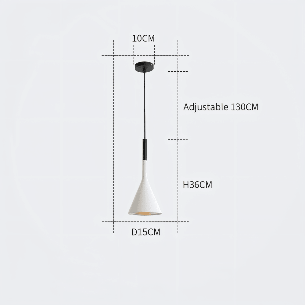 NordCone – Lampada a sospensione con design nordico moderno