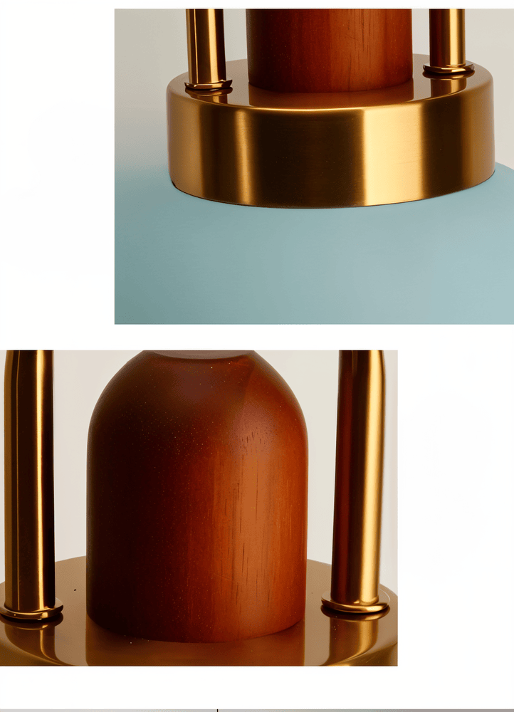 AuréDome – Lampada a sospensione Nordica in Metallo e Legno