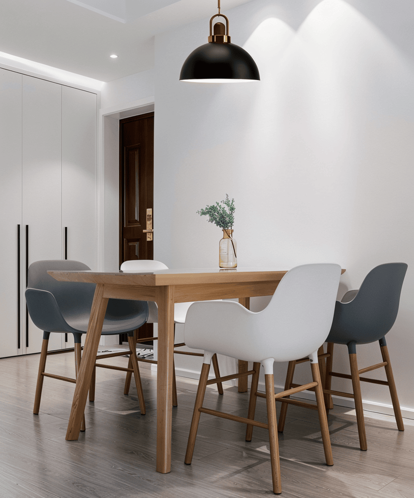 AuréDome – Lampada a sospensione Nordica in Metallo e Legno