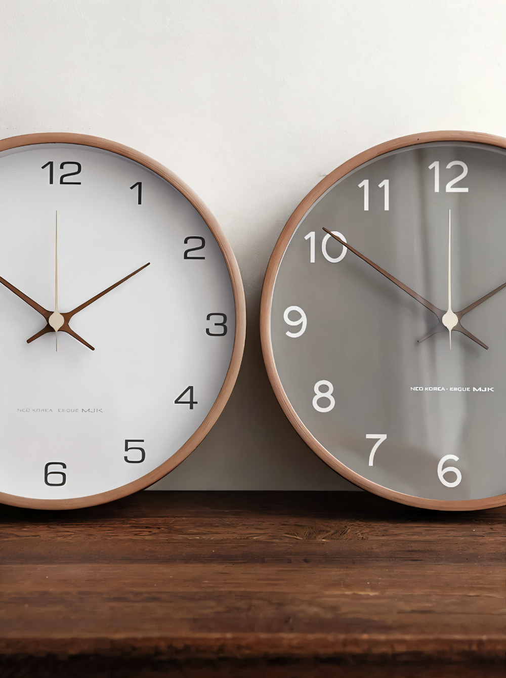 TimberOrb – Orologio da Parete Rotondo in Legno con Meccanismo Quarzo Silenzioso