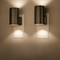 LumoPillar – Lampada da Parete LED Dimmerabile per Esterni con Design Plug-in