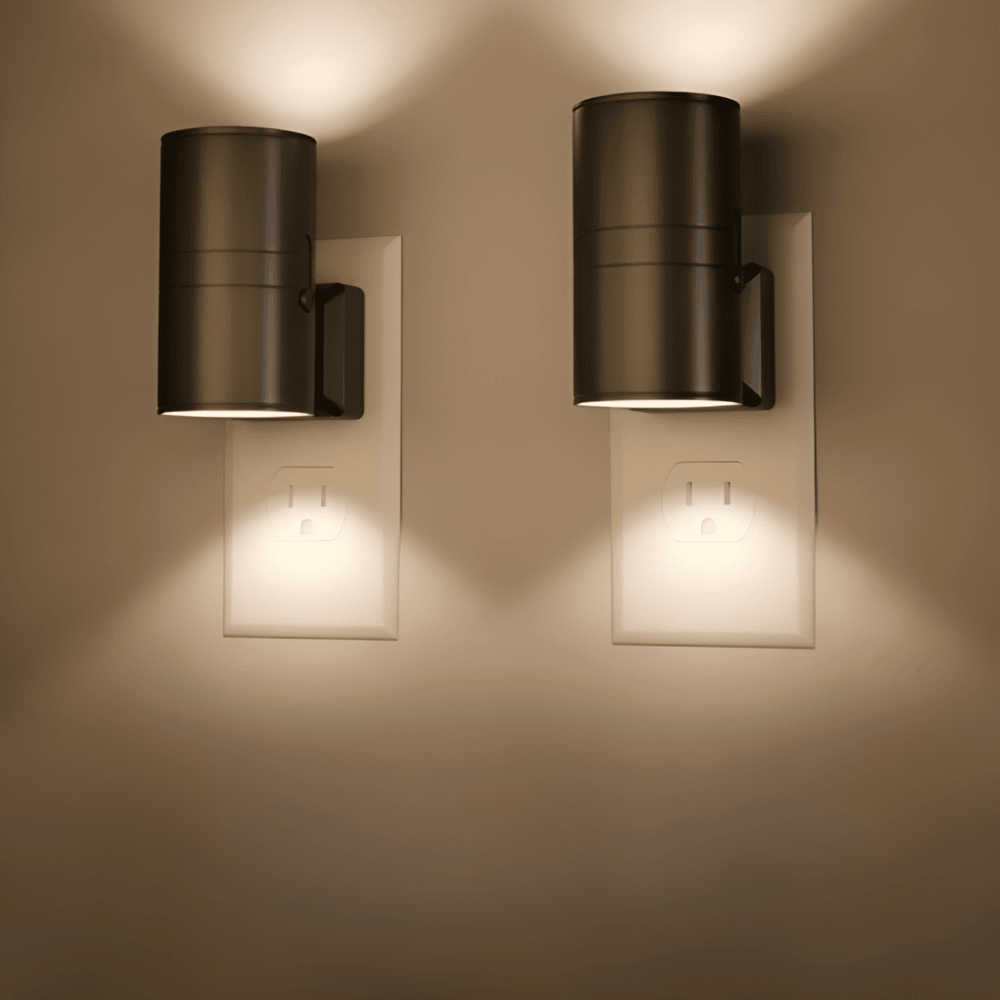 LumoPillar – Lampada da Parete LED Dimmerabile per Esterni con Design Plug-in