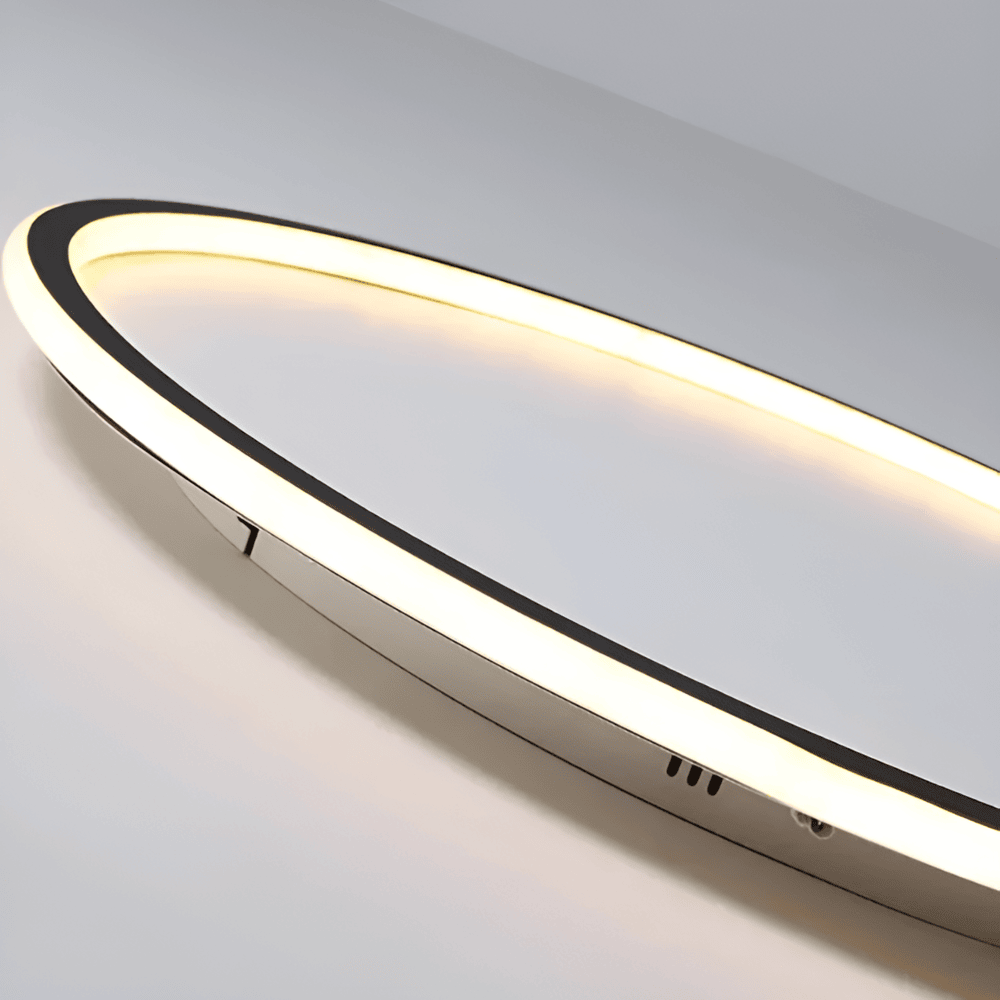 LumoSphere – Lampada da soffitto LED dimmerabile rotonda in metallo e vetro