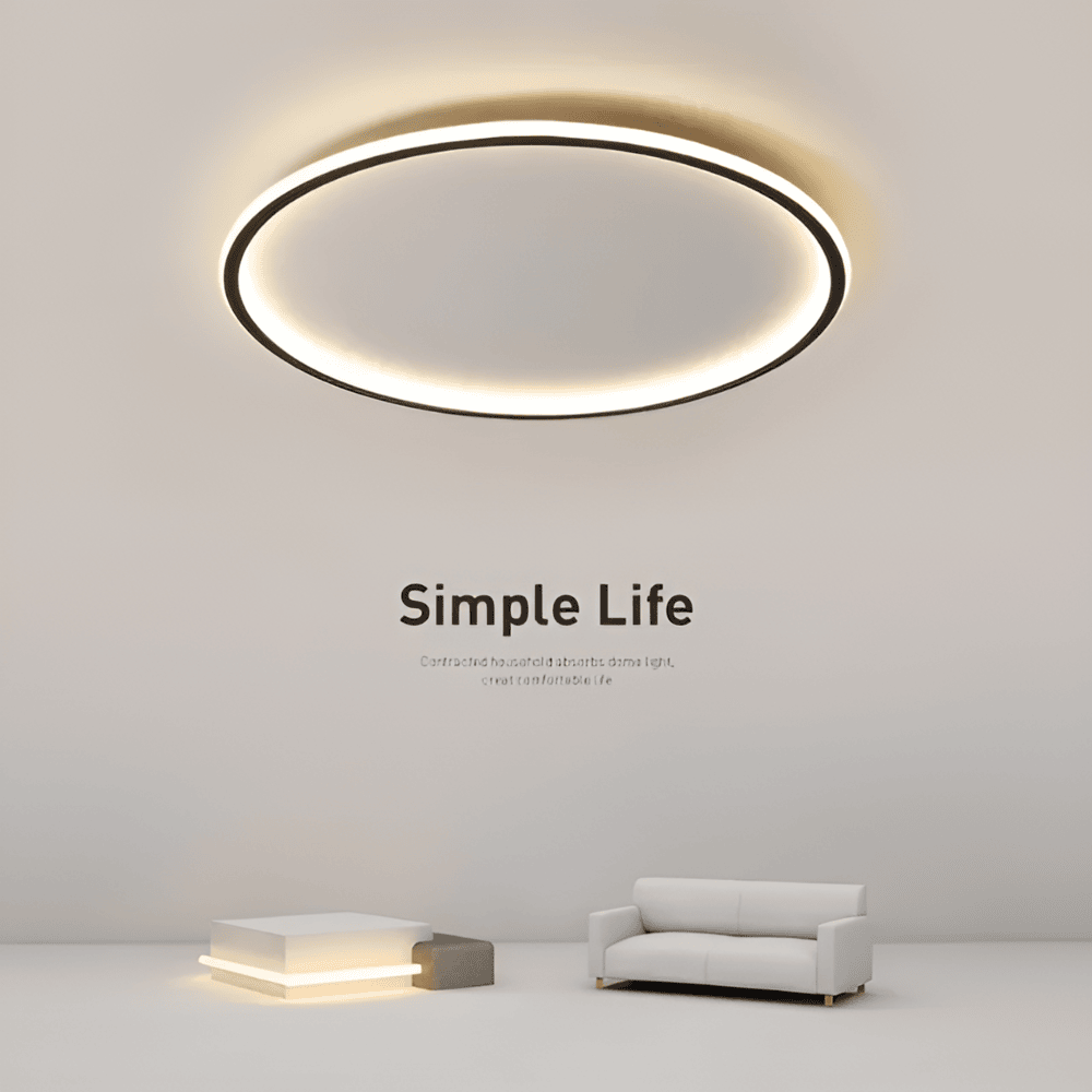 LumoSphere – Lampada da soffitto LED dimmerabile rotonda in metallo e vetro