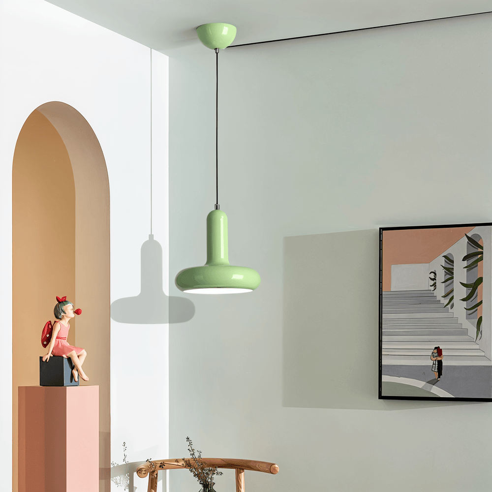 RetroPop – Lampada da soffitto Bauhaus colorata in stile macaron