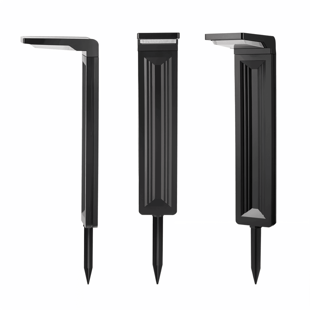 LumaBend Solar – Lampada Solare Resistente alle Intemperie a Forma di L per il Giardino