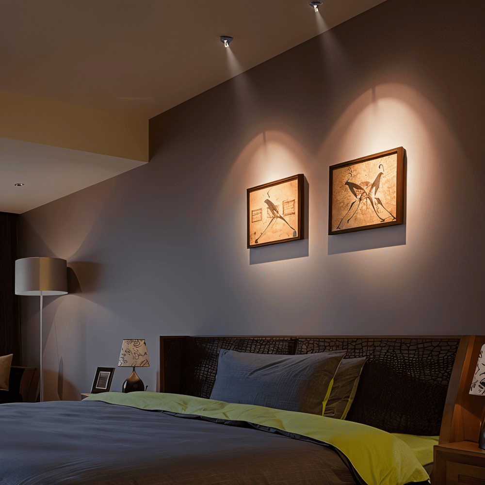 SpotMaster – Faretti LED dimmerabili con illuminazione accentuata senza fili