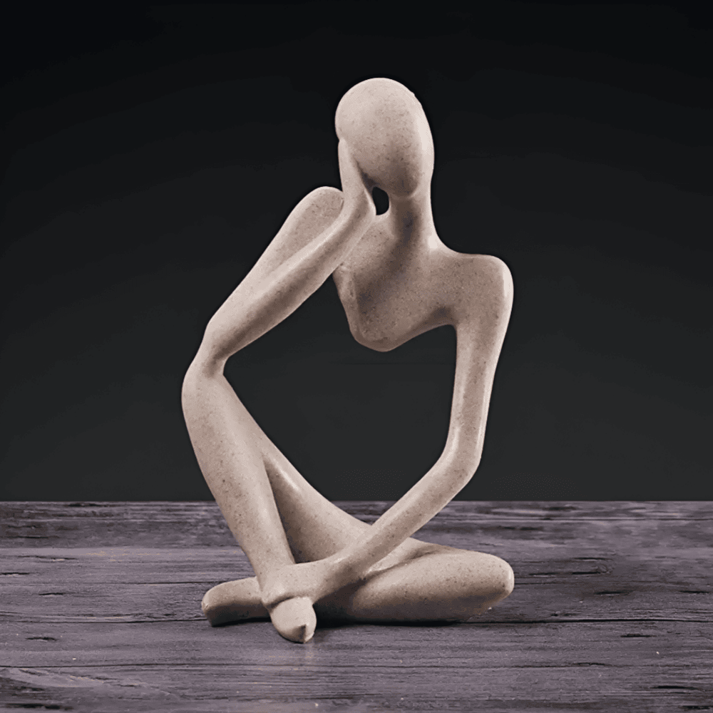 MindSculpt Scultura – Figura Astratta di Pensiero in Resina