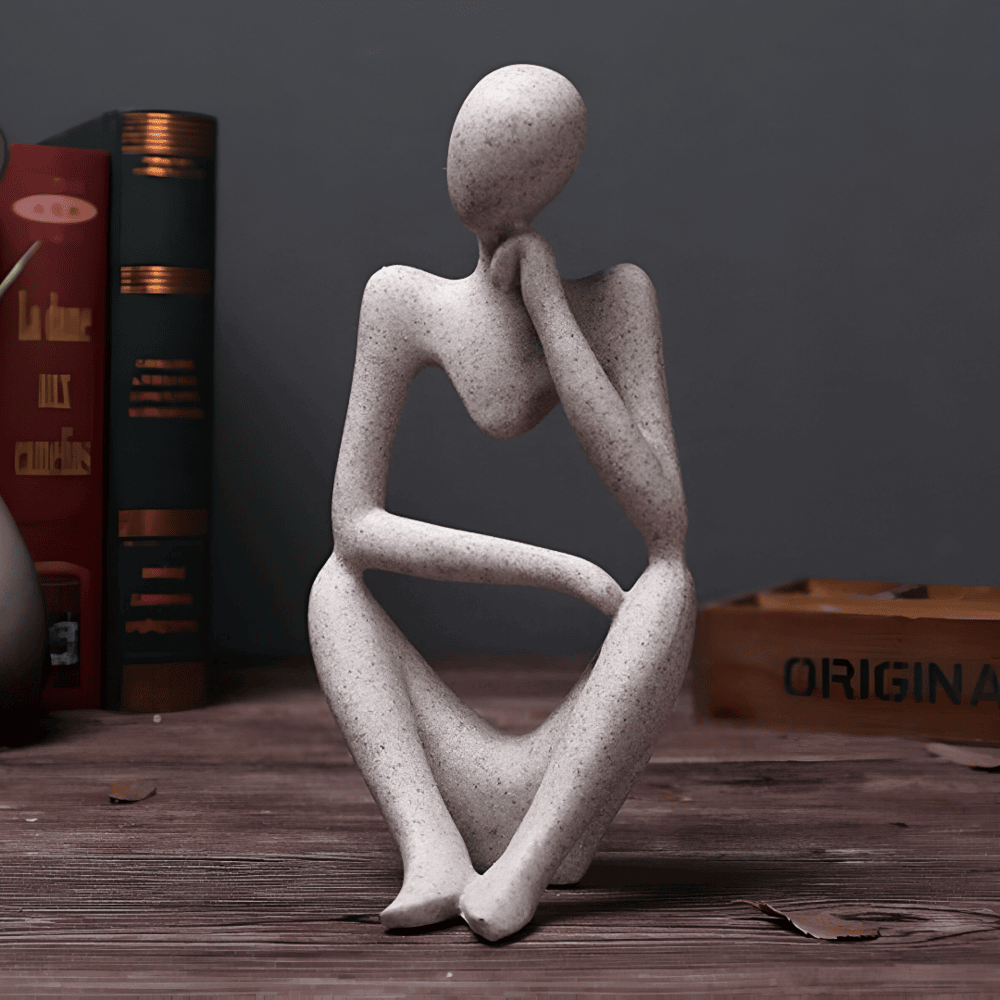 MindSculpt Scultura – Figura Astratta di Pensiero in Resina
