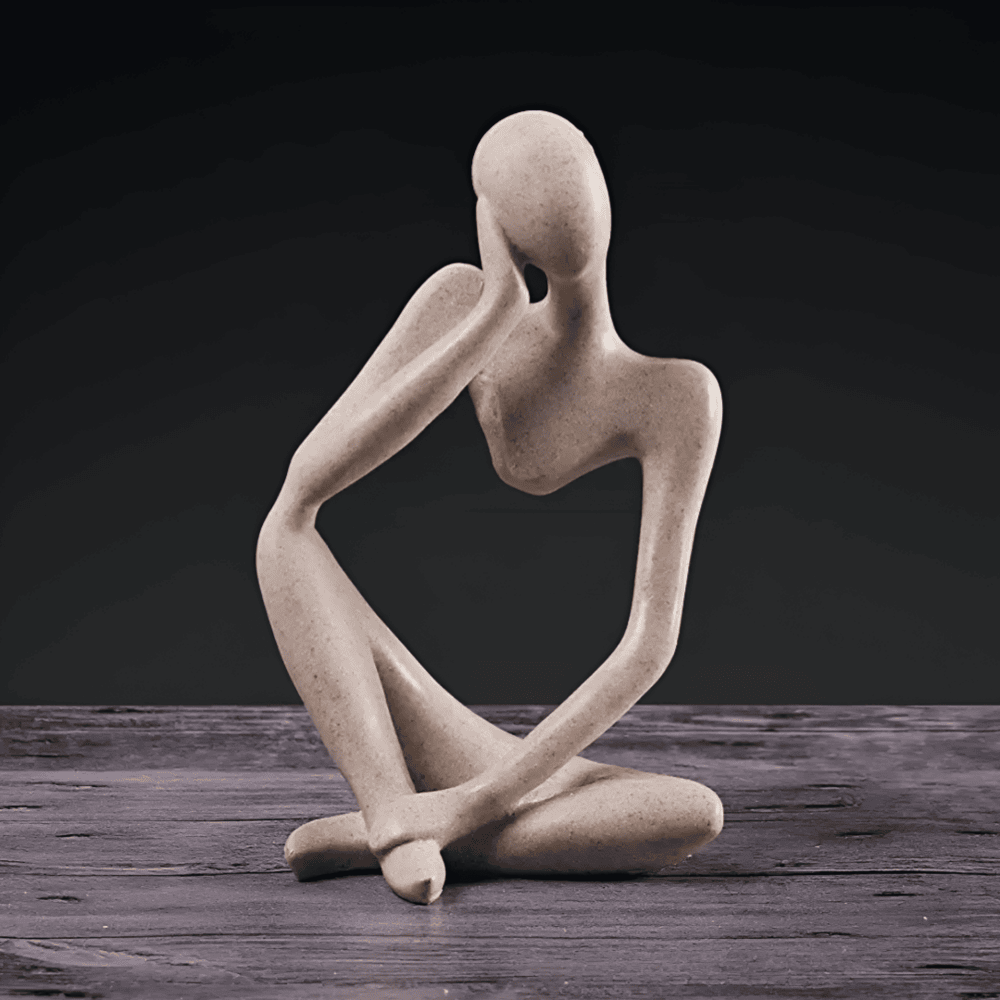 MindSculpt Scultura – Figura Astratta di Pensiero in Resina