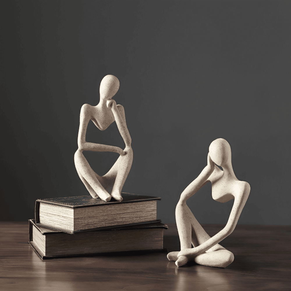 MindSculpt Scultura – Figura Astratta di Pensiero in Resina