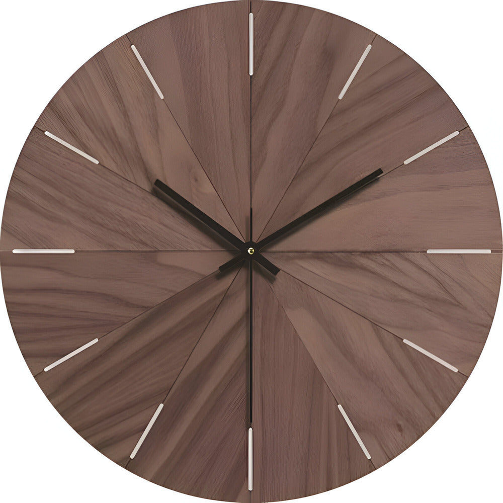 TimberHush – Orologio da Parete Minimalista in Legno con Design Scandinavo Moderno