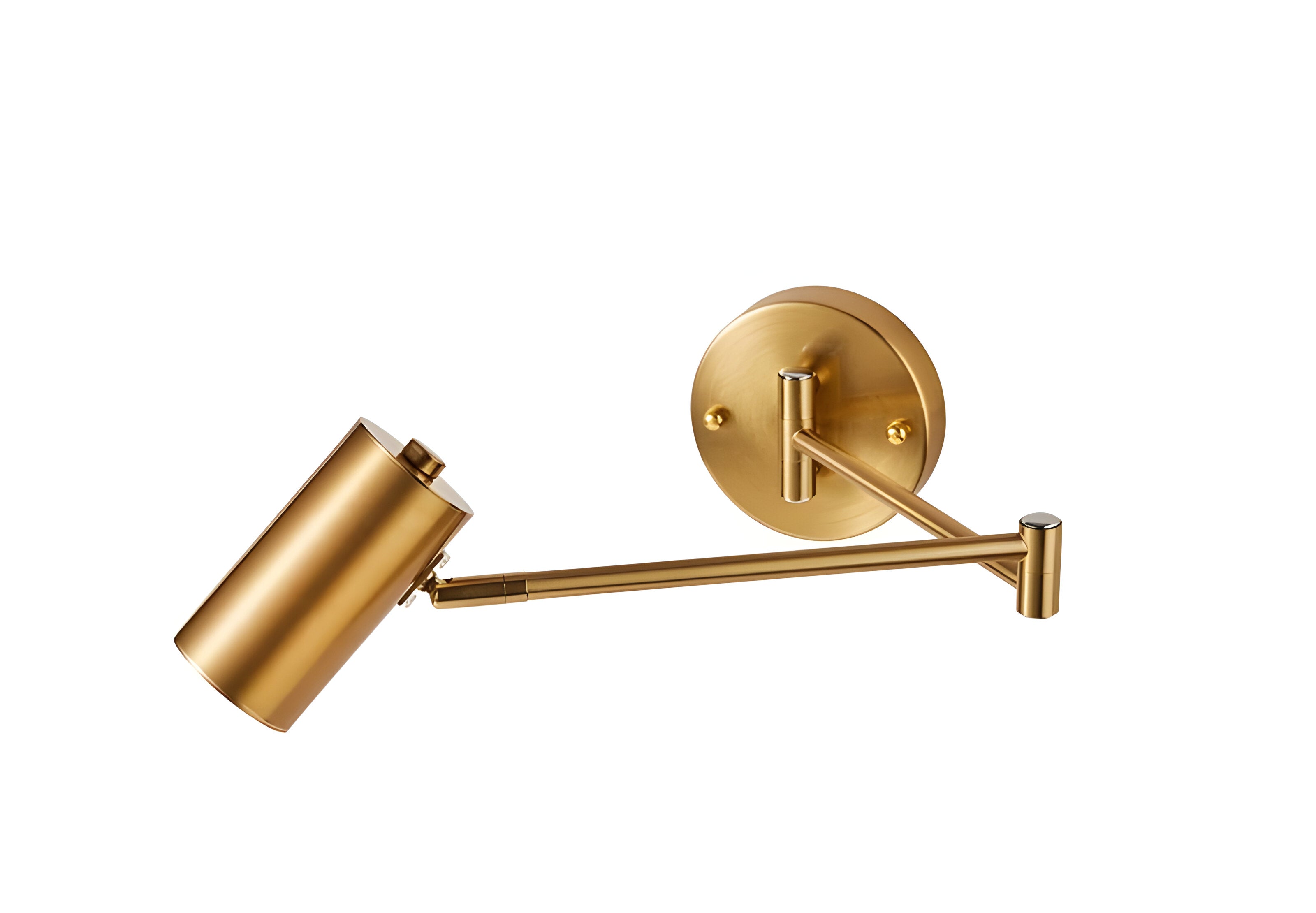 FlexaLume – Lampada da Parete Regolabile in Oro e Nero per Camera da Letto e Lettura