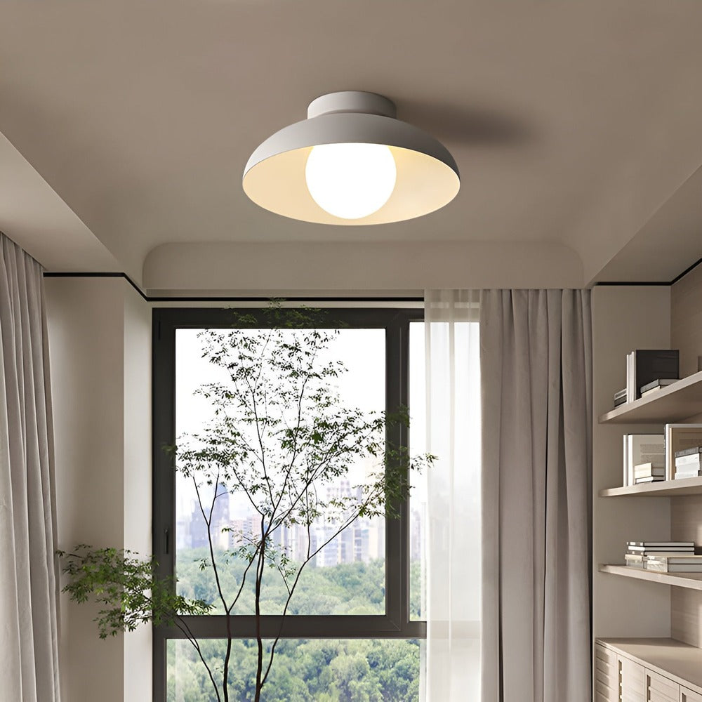 WabiSabi Luxus – Lampada da soffitto giapponese in vetro e ferro per soggiorno e cucina