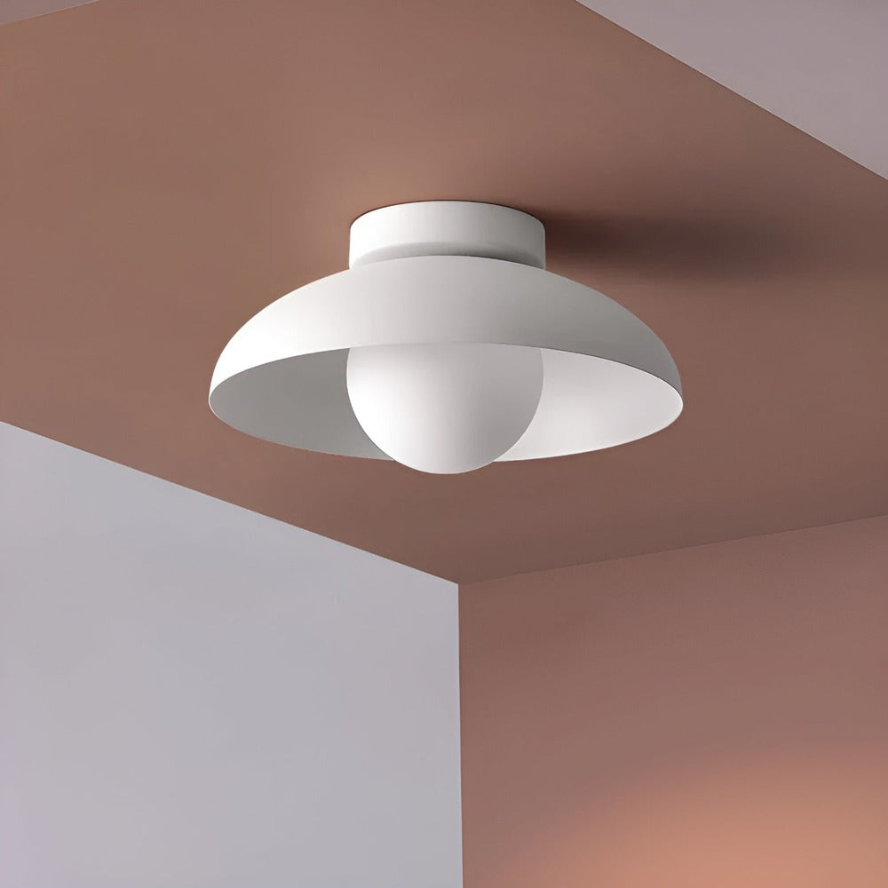 WabiSabi Luxus – Lampada da soffitto giapponese in vetro e ferro per soggiorno e cucina