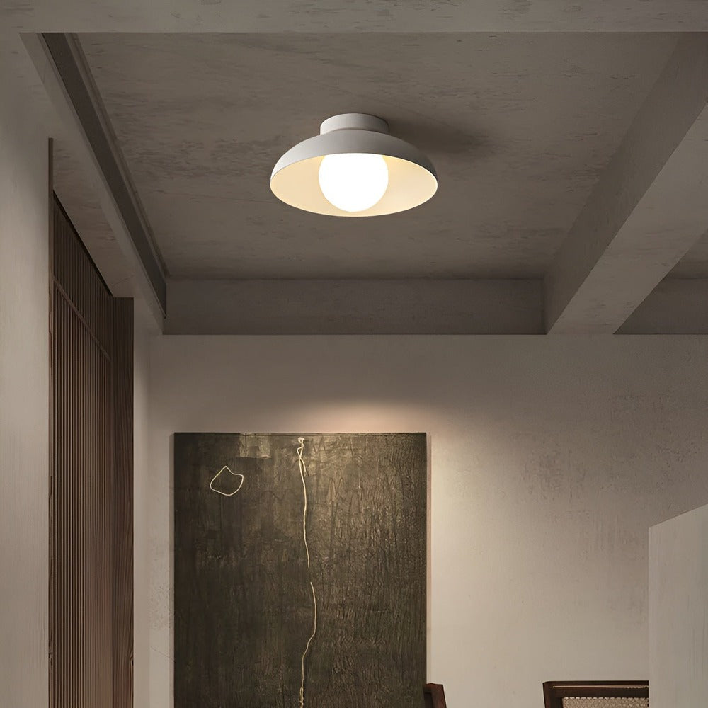 WabiSabi Luxus – Lampada da soffitto giapponese in vetro e ferro per soggiorno e cucina