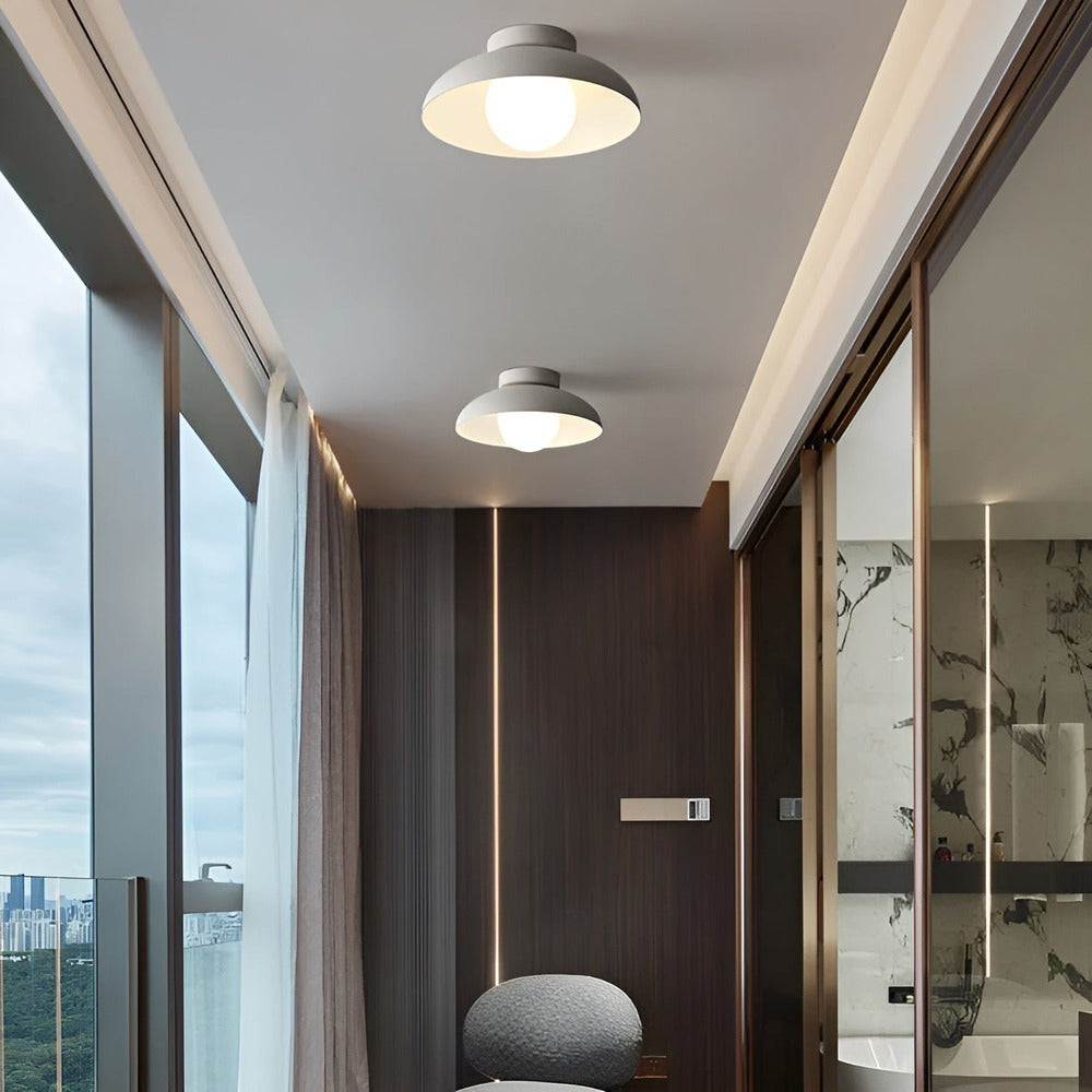 WabiSabi Luxus – Lampada da soffitto giapponese in vetro e ferro per soggiorno e cucina