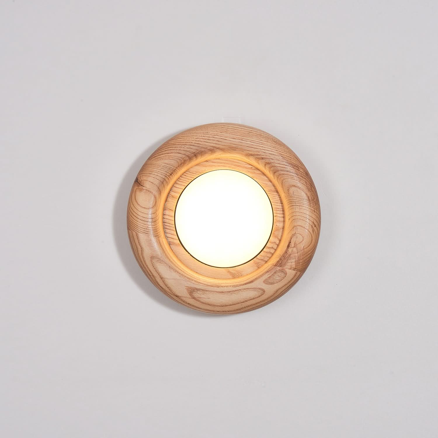 Orbitus LED Wall Light – Cornice in Legno Moderna