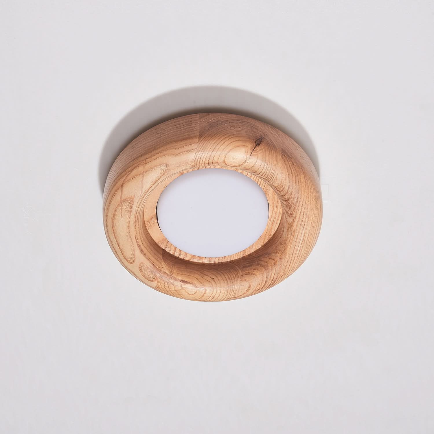 Orbitus LED Wall Light – Cornice in Legno Moderna