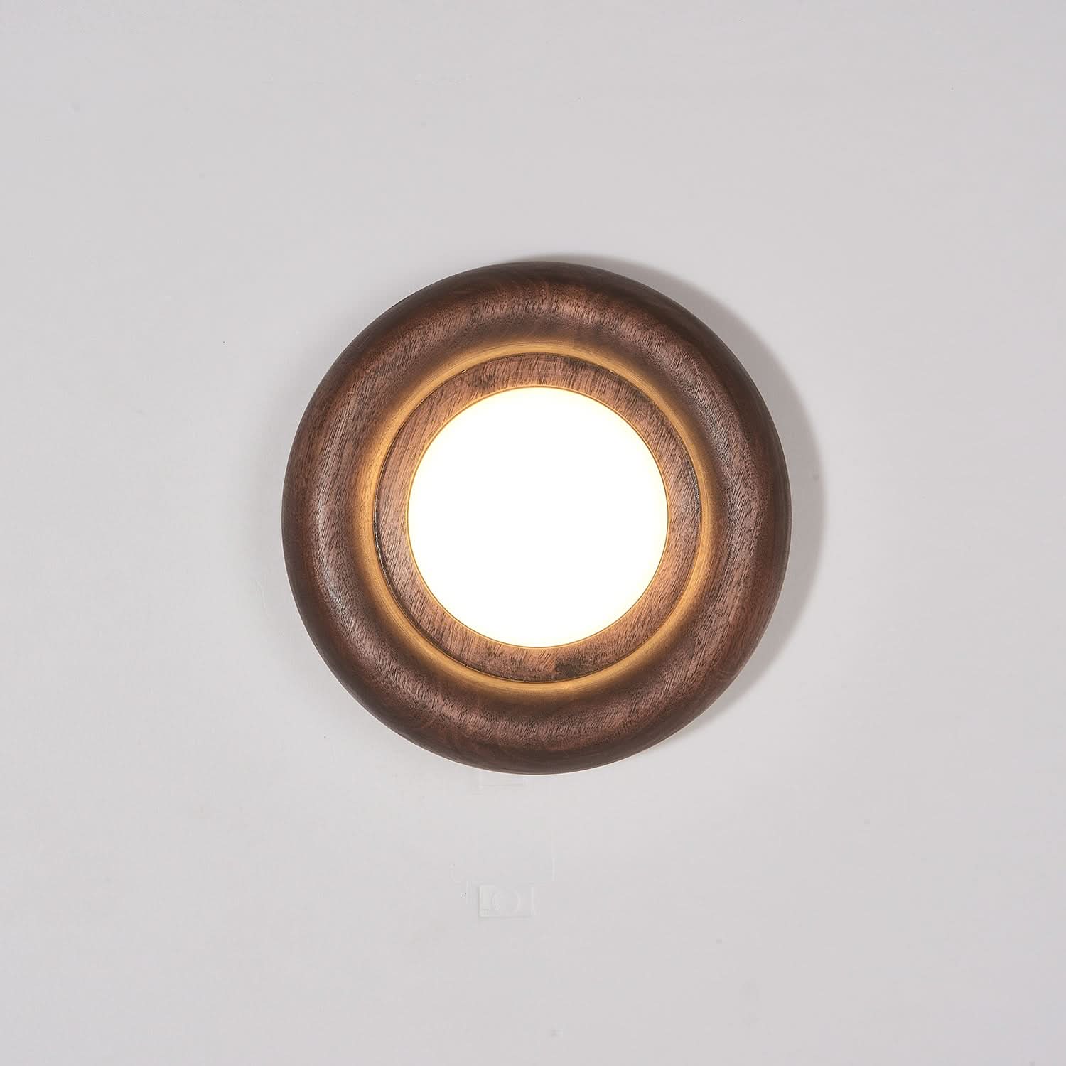 Orbitus LED Wall Light – Cornice in Legno Moderna