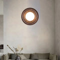 Orbitus LED Wall Light – Cornice in Legno Moderna