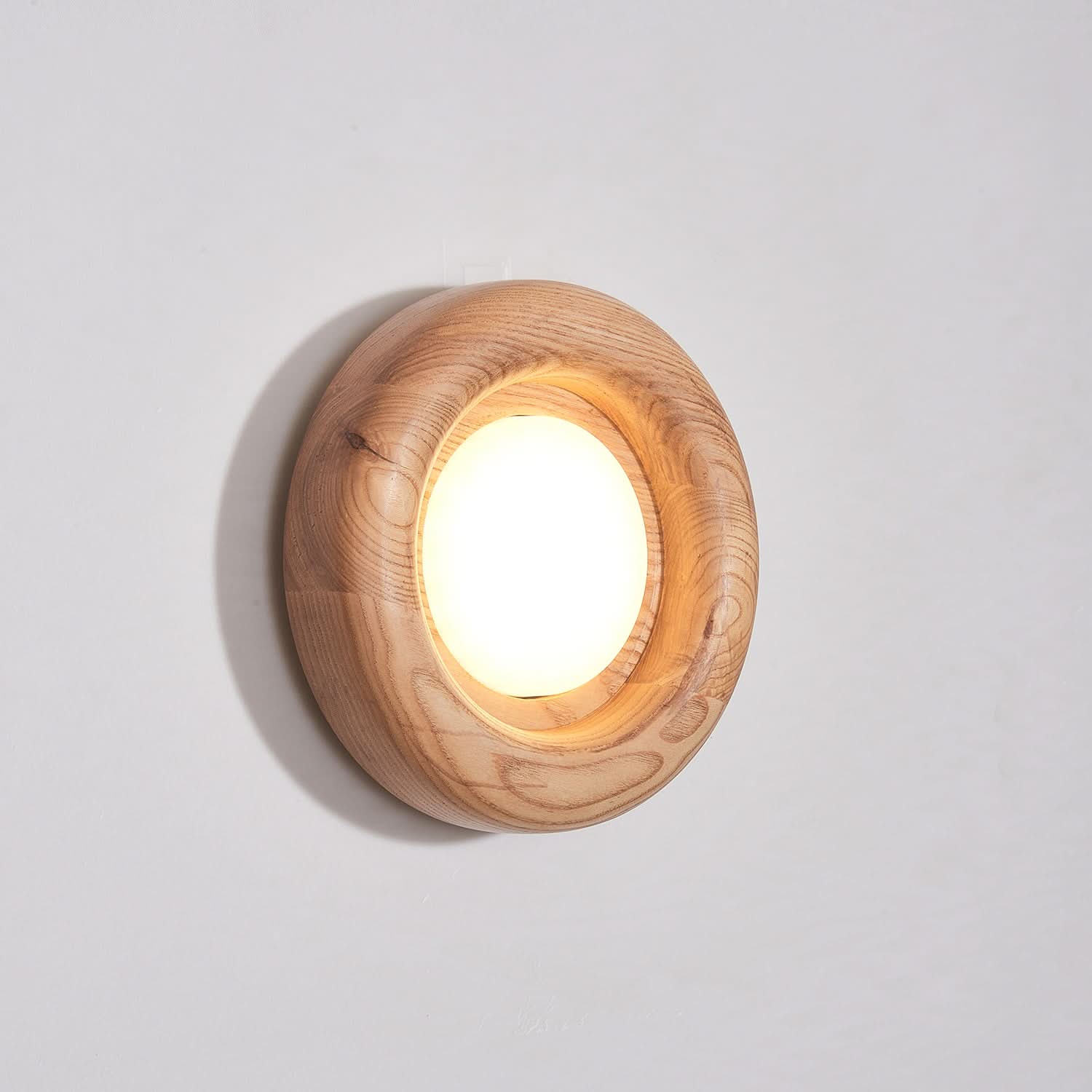 Orbitus LED Wall Light – Cornice in Legno Moderna