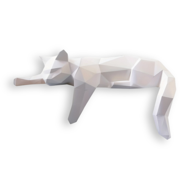 OriKat DIY – Gatto Origami 3D Moderno per Arredamento Creativo