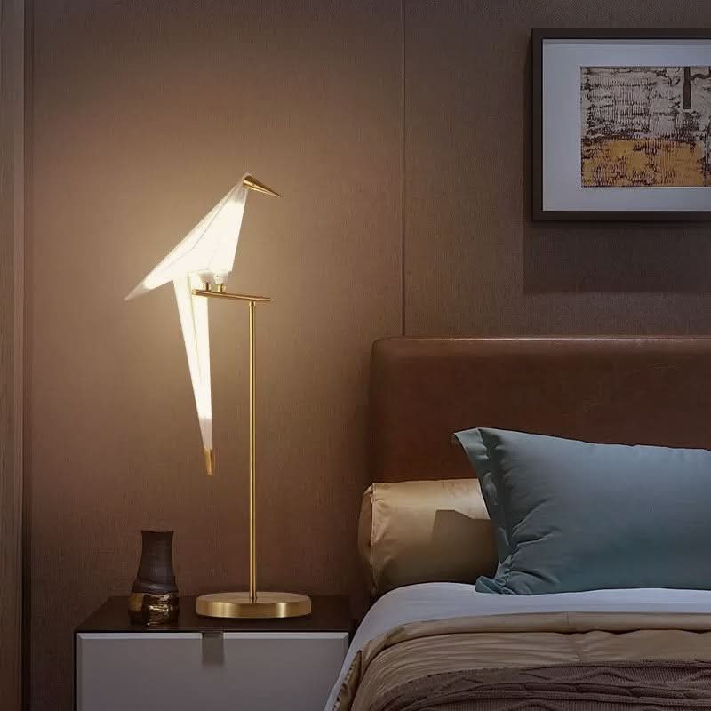 Lampada da Parete a Forma di Uccello Origami Magnetico – Lampada LED Calda