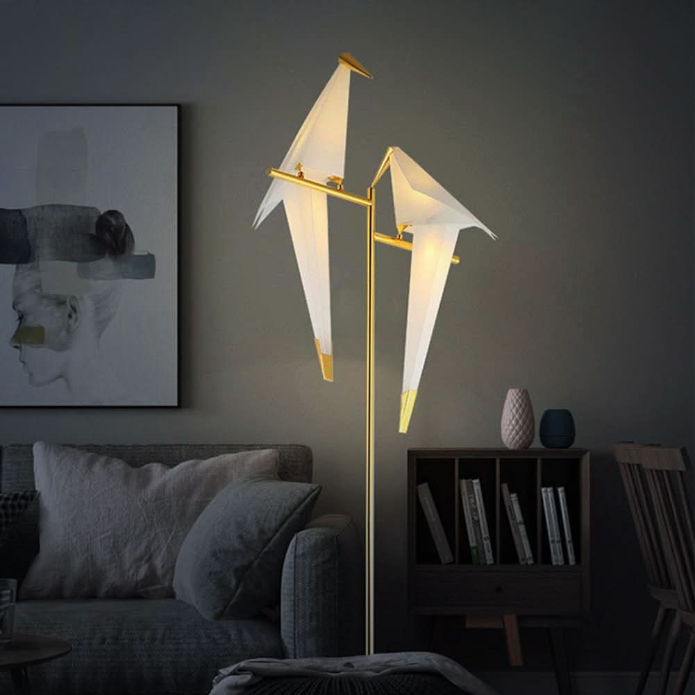 Lampada da Parete a Forma di Uccello Origami Magnetico – Lampada LED Calda