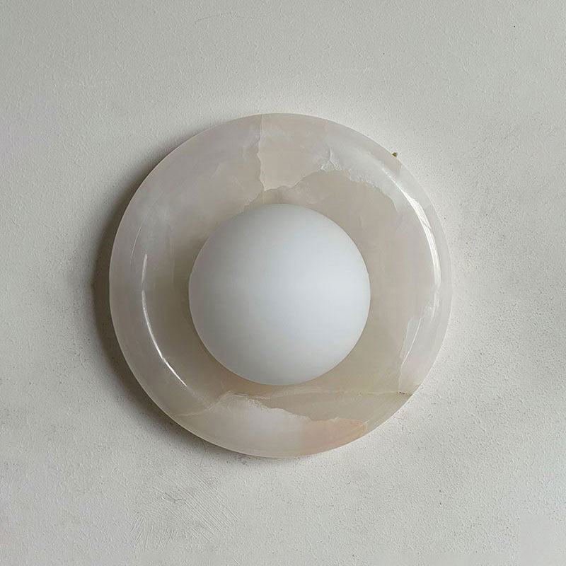 Applique in Marmo Moderna Luce da Parete LED Interna Elegante