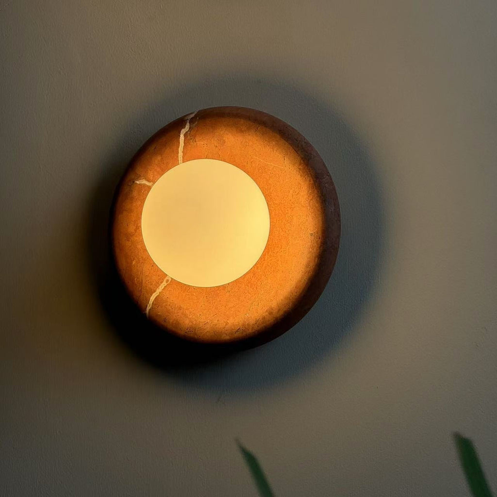 Applique in Marmo Moderna Luce da Parete LED Interna Elegante