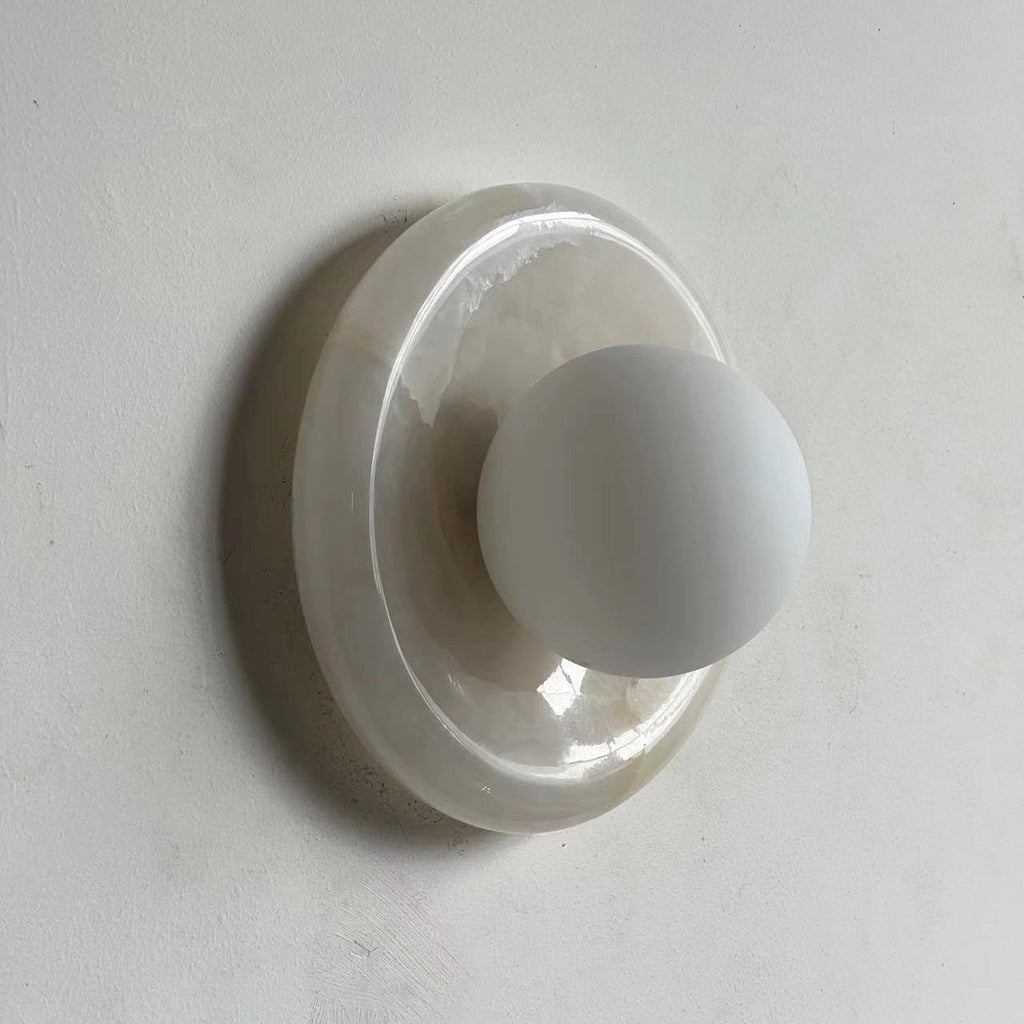 Applique in Marmo Moderna Luce da Parete LED Interna Elegante