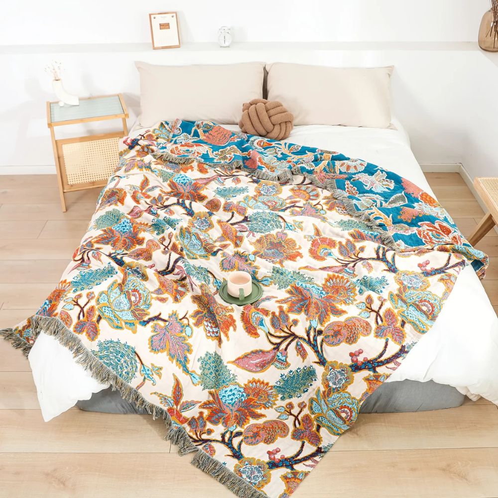Coperta in Cotone da Giardino Ornamentale