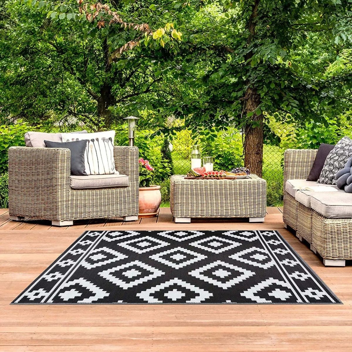 Tappeto da giardino outdoor | Resistente alle intemperie | Facile da pulire | Terraloom